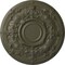 Ekena Millwork Oslo Ceiling Medallion (Fits Canopies up to 10 1/2"), Hand-Painted Witch Hazel, 28 1/8"OD x 1 3/4"P CM28OSWHF - alternate 1